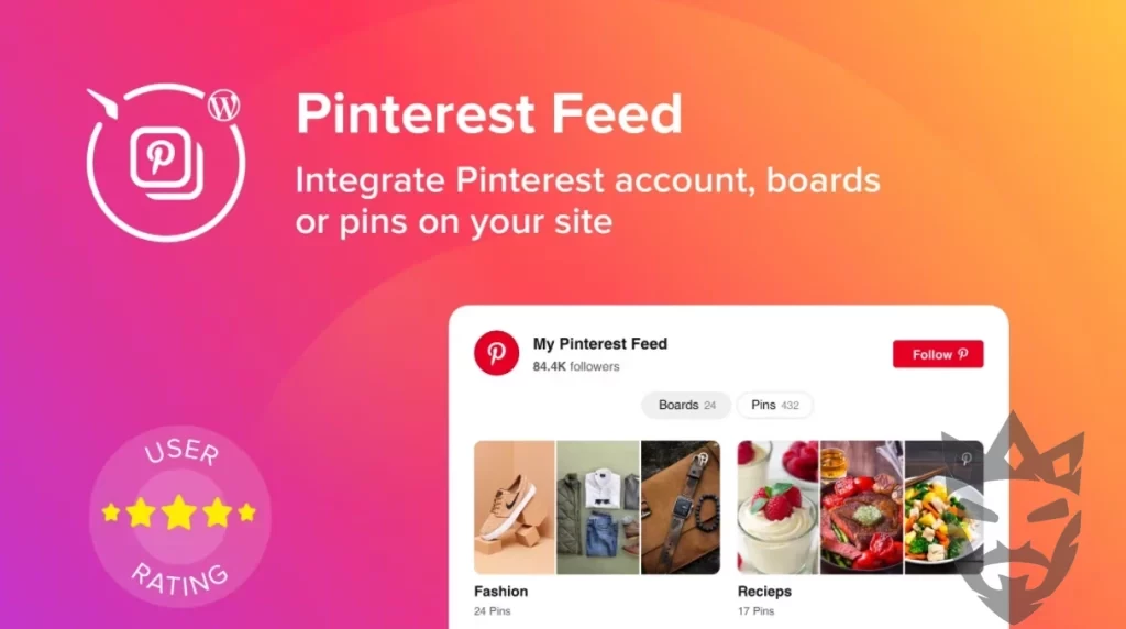 WordPress Pinterest Feed Plugin