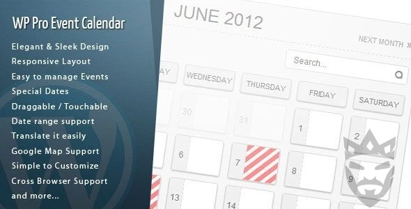 WordPress Pro Event Calendar