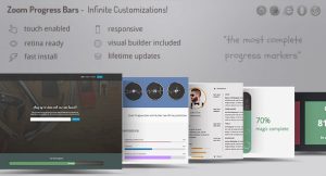 WordPress Progress Bars Ultimate DZS - Infinite Customizations with Builder