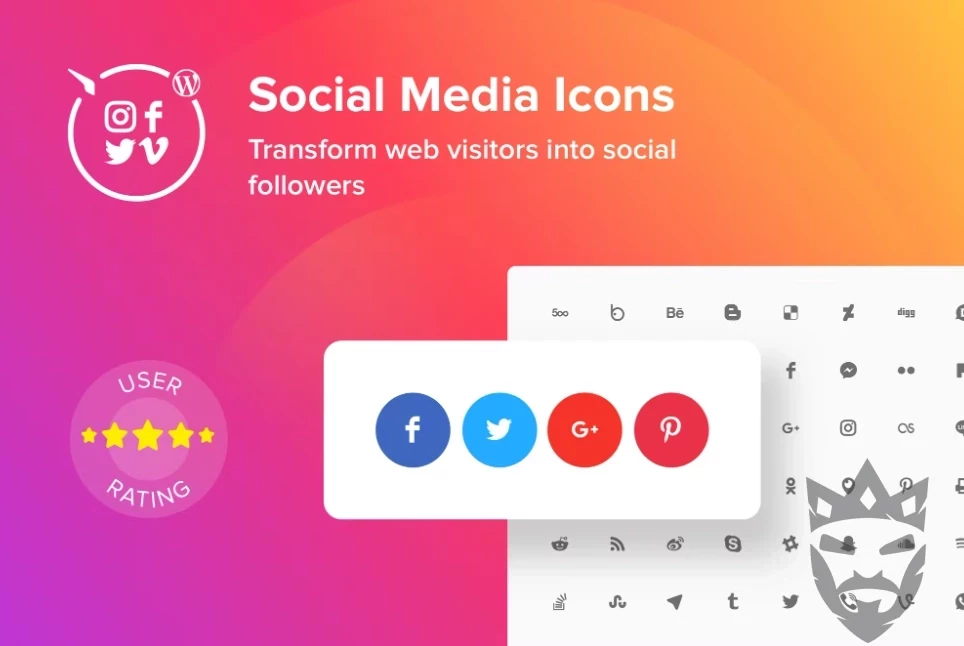 WordPress Social Media Icons