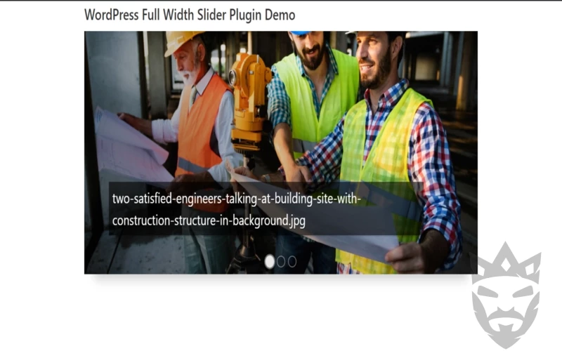 Wordpress Full Width Slider Plugin WordPress Plugin