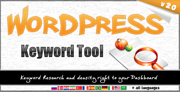 Wordpress Keyword Tool Plugin