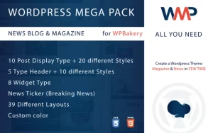 Wordpress Mega Pack for WPBakery