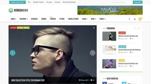 WorldNews - Magazine RTL Responsive WordPress