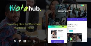 WotaHub | Coworking Space WordPress Theme