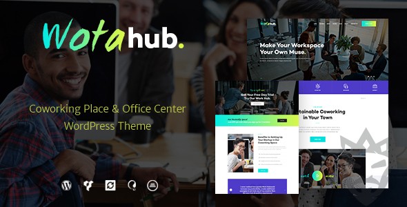 WotaHub | Coworking Space WordPress Theme