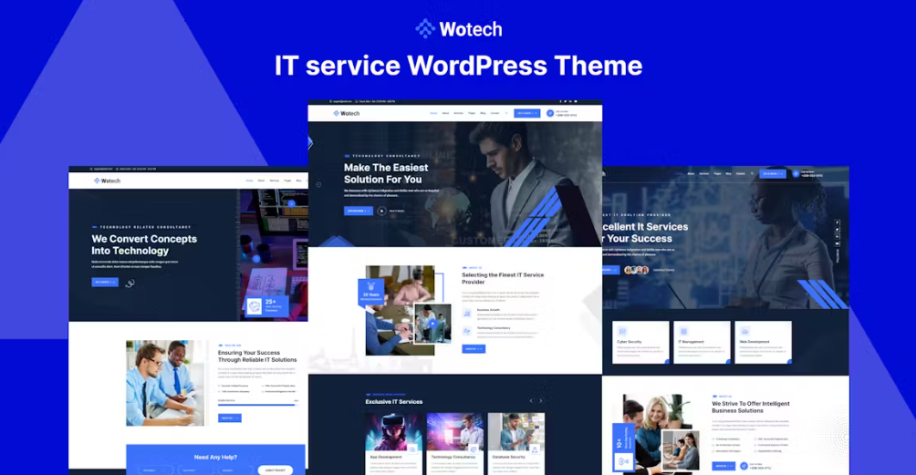 Wotech - IT Service WordPress Theme