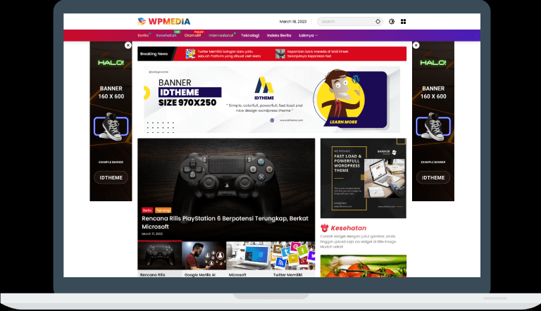 Wpmedia WordPress Theme Update