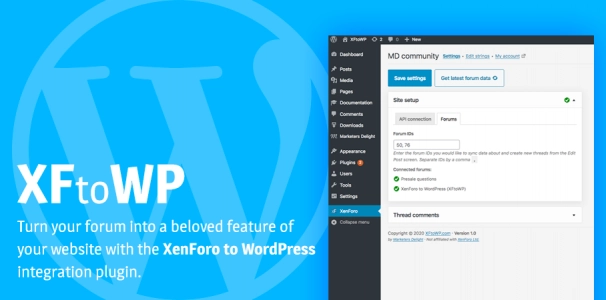 XFtoWP - Reliably connect your XenForo forum to WordPress websites