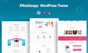 XMobileapp - Mobile App One page WordPress Theme