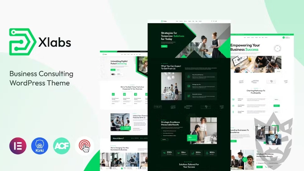 Xlab – Business Consulting WordPress Theme