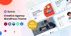 Xotric - Creative Agency WordPress Theme + RTL