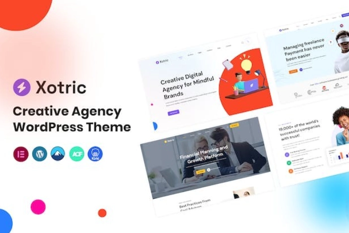 Xotric  – Creative Agency WordPress Theme + RTL