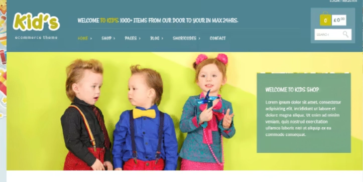 YITH Kidshop  A Creative Kid’S Ecommerce Theme