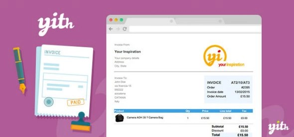 YITH WooCommerce PDF Invoice and Shipping List