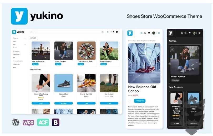 YUKINO – Shoe Store WooCommerce Theme