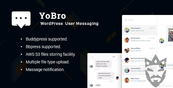 YoBro - WordPress Private Messaging Plugin