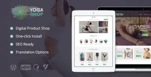 Yoga Shop - A Modern Sport Clothing & Equipment Store WordPress Theme