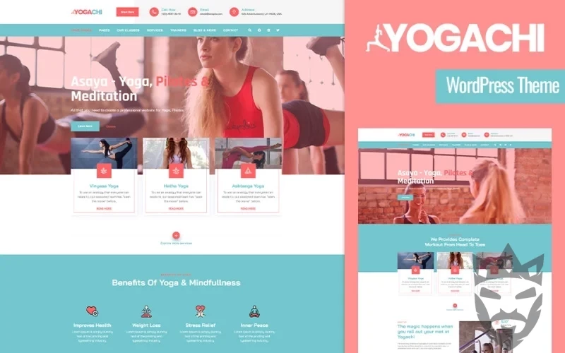 Yogachi - Yoga And Fitness WordPress Theme