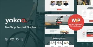 Yokoo - Bike Shop  Bicycle Rental WordPress Theme