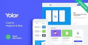 Yolox | Modern WordPress Blog Theme for Business & Startup