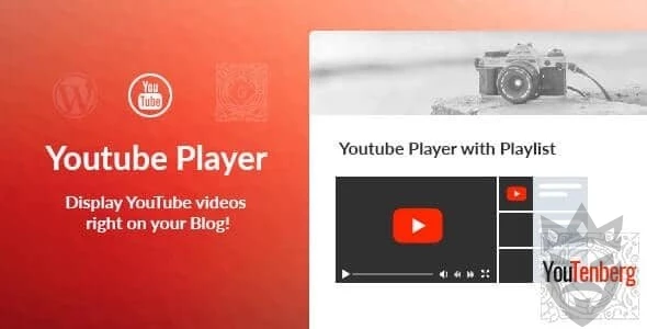 Youtenberg - Gutenberg YouTube Player with Playlist