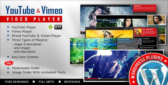 Youtube Vimeo Video Player and Slider WP Plugin