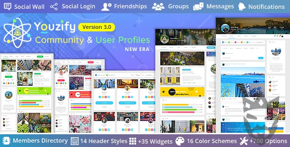 Youzify - BuddyPress Community  WordPress User Profile Plugin