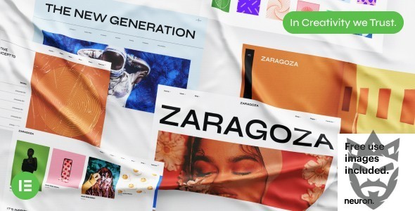 Zaragoza - Creative Portfolio WordPress Theme