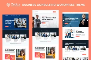 Zebizz - Business Consulting WordPress Theme