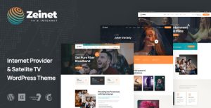 Zeinet - Internet Provider  Satellite TV WordPress Theme