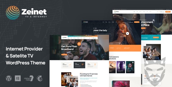 Zeinet - Internet Provider  Satellite TV WordPress Theme