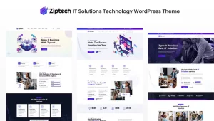 Ziptech - IT Solutions Technology WordPress Theme