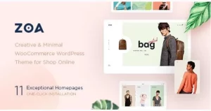 Zoa - Minimalist Elementor WooCommerce Theme