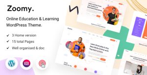 Zoomy - Lightweight LMS  Education WordPress Theme