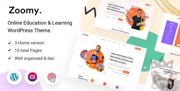 Zoomy - Lightweight LMS  Education WordPress Theme