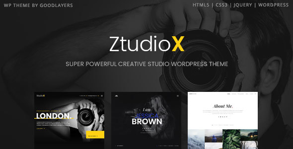 Ztudio X - Photography WordPress