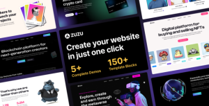 Zuzu - NFT  Crypto WordPress Theme