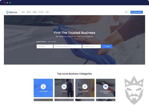dService - Best Service WordPress Directory Theme