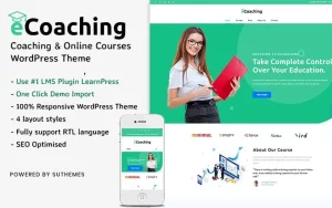 eCoaching - Coaching & Online Courses WordPress Theme