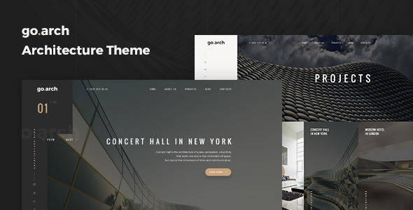 go.arch - Architecture and  Interior WordPress Theme