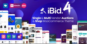 iBid - Multi Vendor Auctions WooCommerce Theme