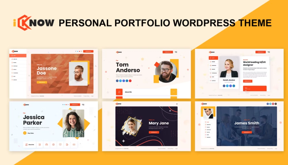 iKnow - Personal Portfolio WordPress Theme