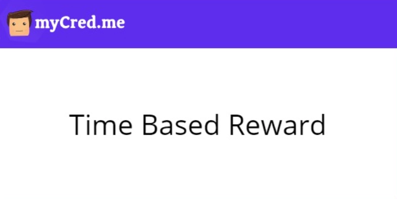 myCred Time Based Reward