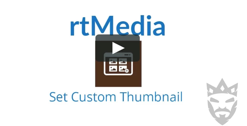 rtMedia Custom Thumbnails