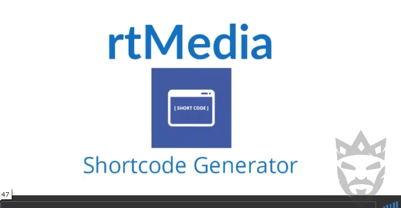 rtMedia Shortcode Generator