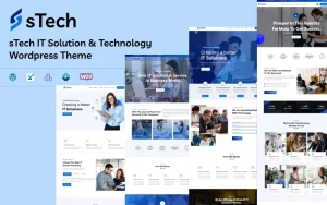 sTech - IT Solution & Technology Elementor Wordpress Theme WordPress Theme