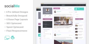 socialMe - WordPress Theme