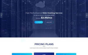 vHost - Web Hosting WordPress Theme