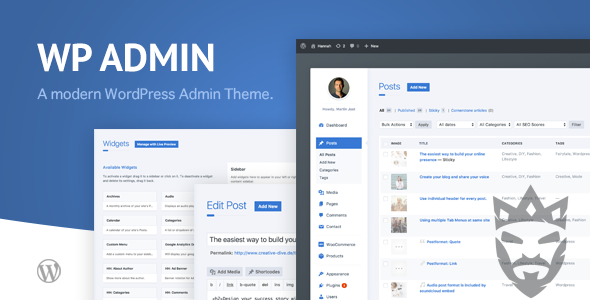 wphave Admin - A clean and modern WordPress Admin Theme